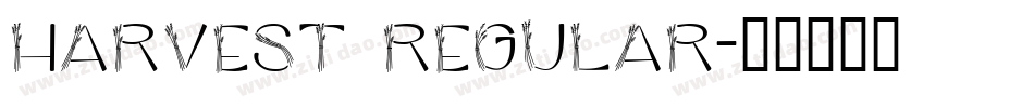 Harvest Regular字体转换